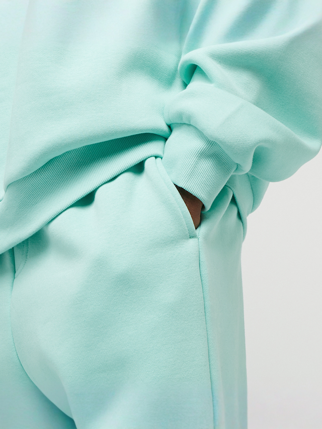 Urban Classics, Fluffy Trackpants powderblue, turkoois, Afbeelding 3 van 4