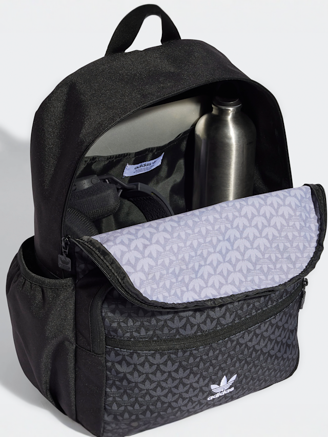 adidas Originals, Monogram Backpack, black, Image 4 of 6