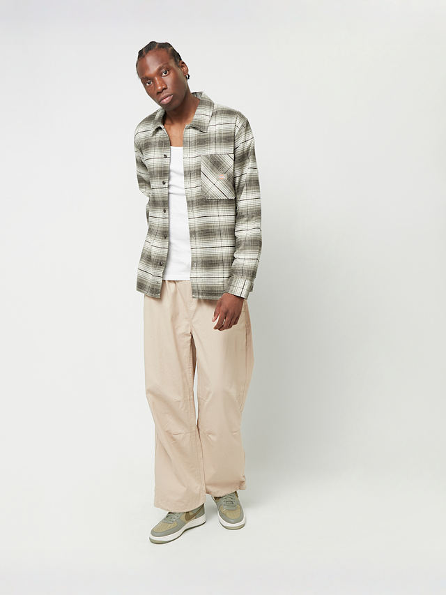 Dickies, FOREST CHECK SHIRT cypress, green, Image 4 of 4