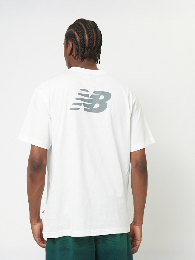 New Balance, Relaxed Logo T-Shirt, wit, Afbeelding 1 van 5