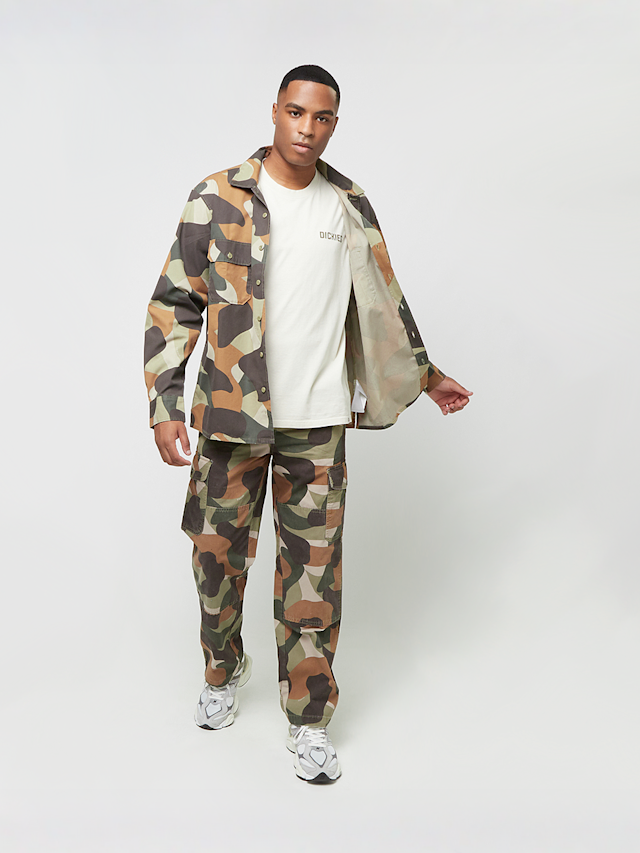 Dickies, Camo Canvas Work Shirt, camouflage, Image 5 of 5