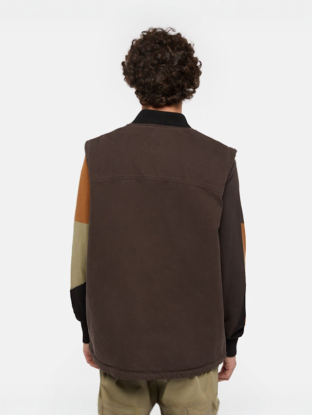 Dickies, Duck Canvas Vest, brown, Image 2 of 6