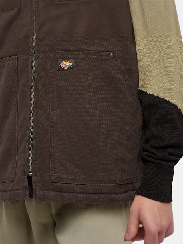 Dickies, Duck Canvas Vest, brown, Image 4 of 6