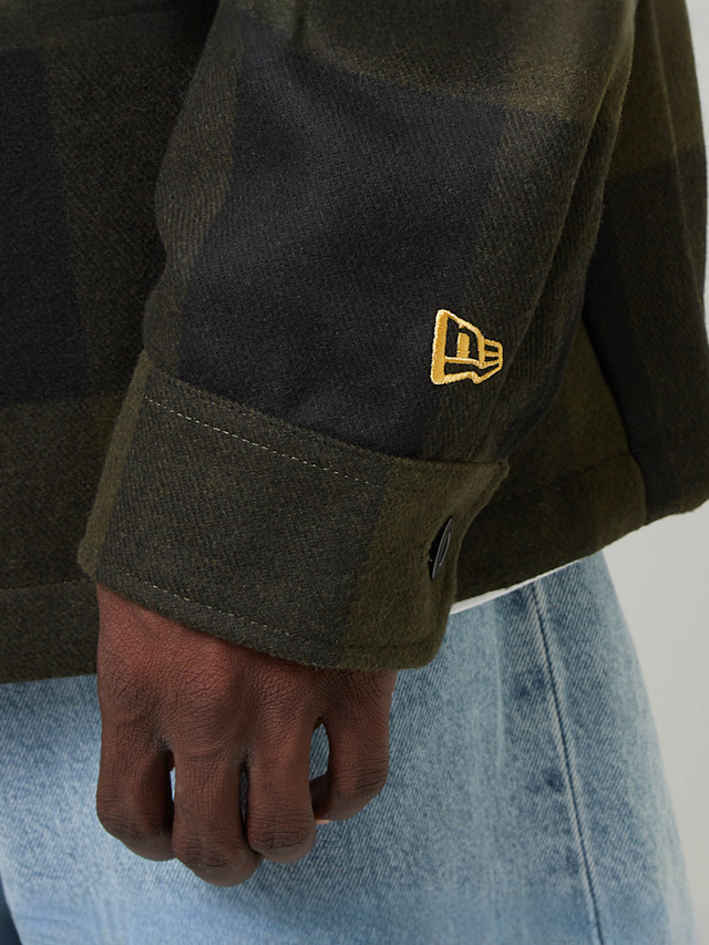 New Era, Shacket, green, Image 4 of 5