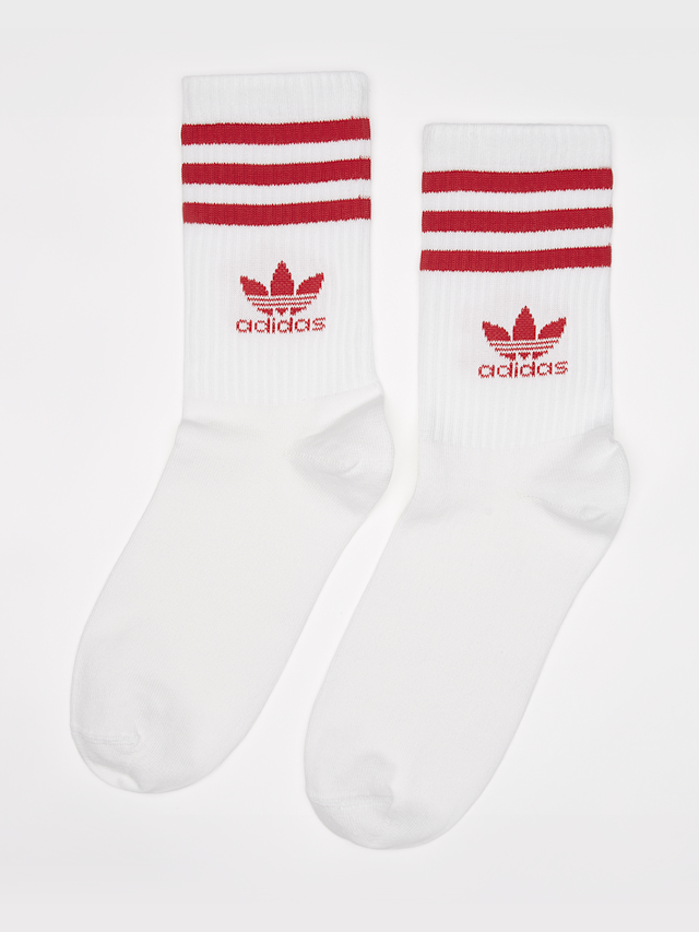 adidas Originals, Crew Sock 3 Stripes, biały, Obraz 1 z 2