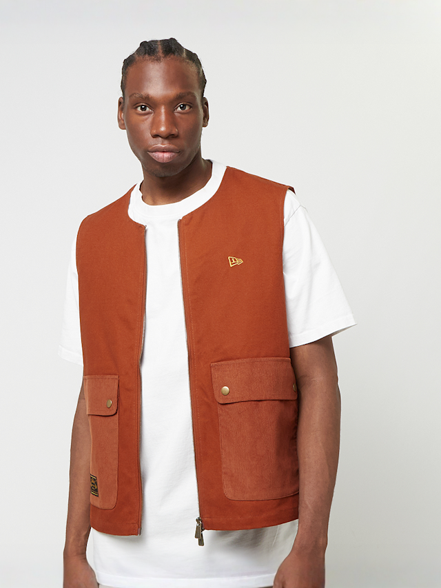 New Era, Utility Vest, orange, Image 1 of 5