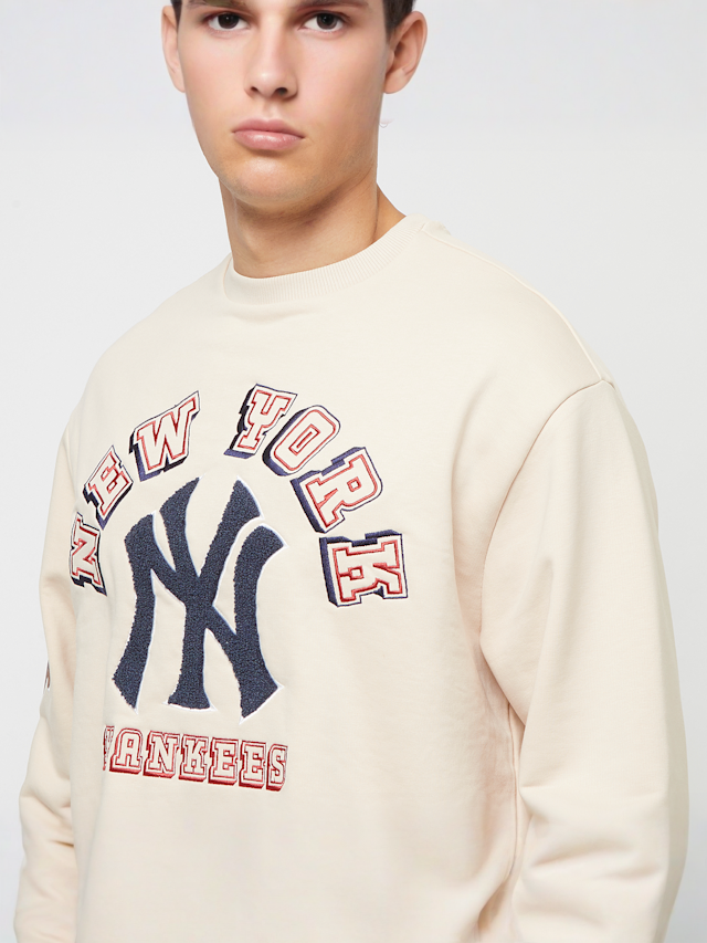 New Era, World Series Oversized Crew New York Yankees, beige, Image 3 of 6