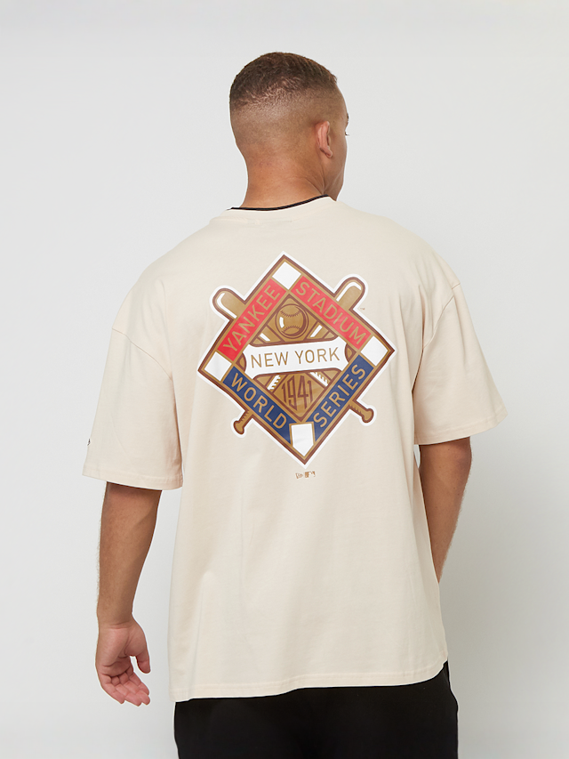 New Era, New York Yankees World Series Oversized T-Shirt, beige, Image 1 of 5