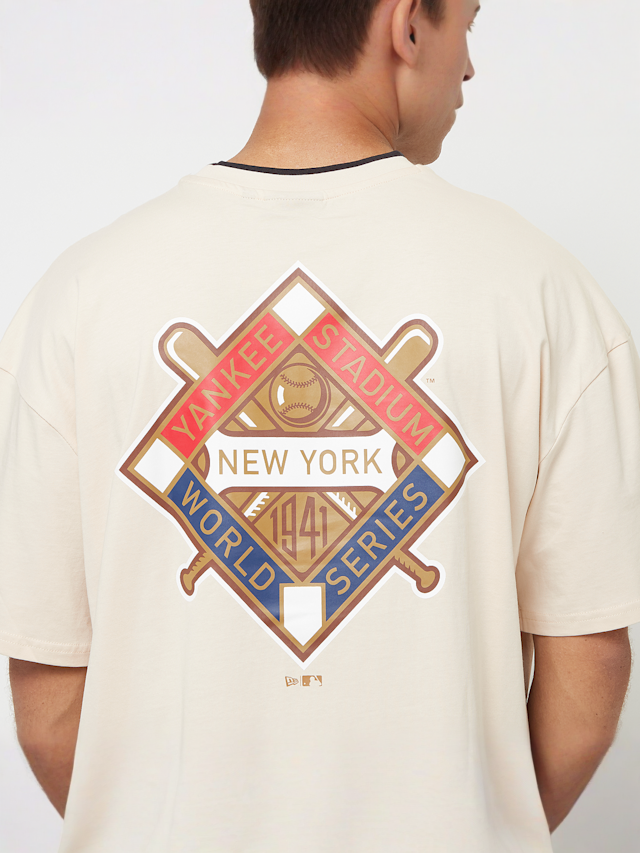 New Era, New York Yankees World Series Oversized T-Shirt, beige, Image 4 of 5