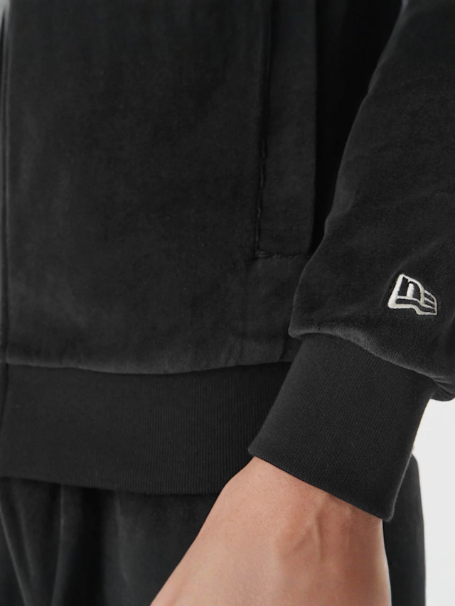 New Era, Chicago Bulls NBA Lifestyle Velours Trackjacket, black, Image 4 of 5