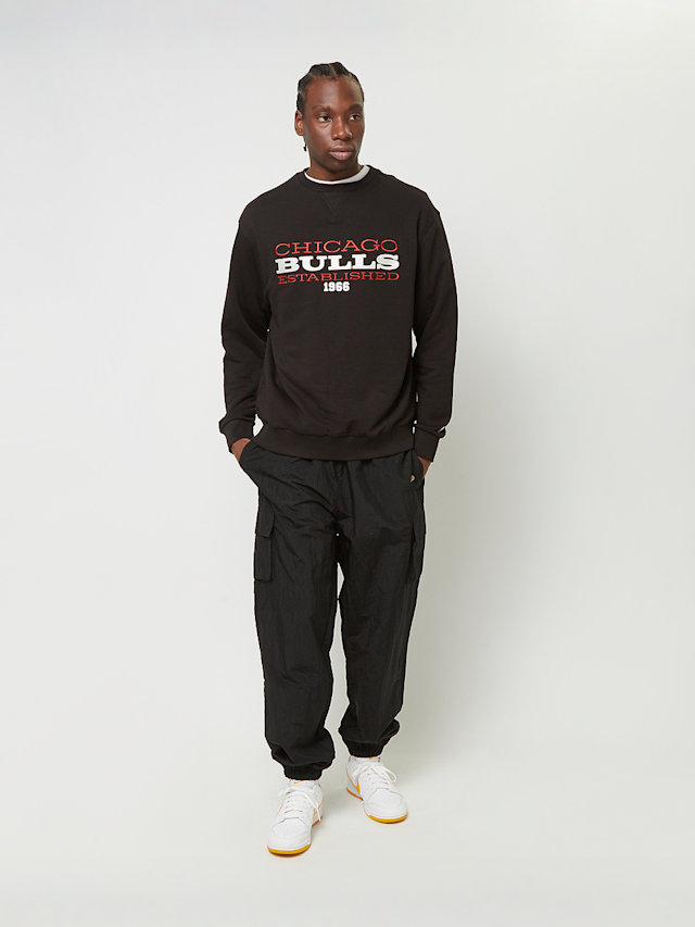 New Era, Chicago Bulls NBA Lifestyle Oversized Crewneck Sweatshirt, black, Image 5 of 5
