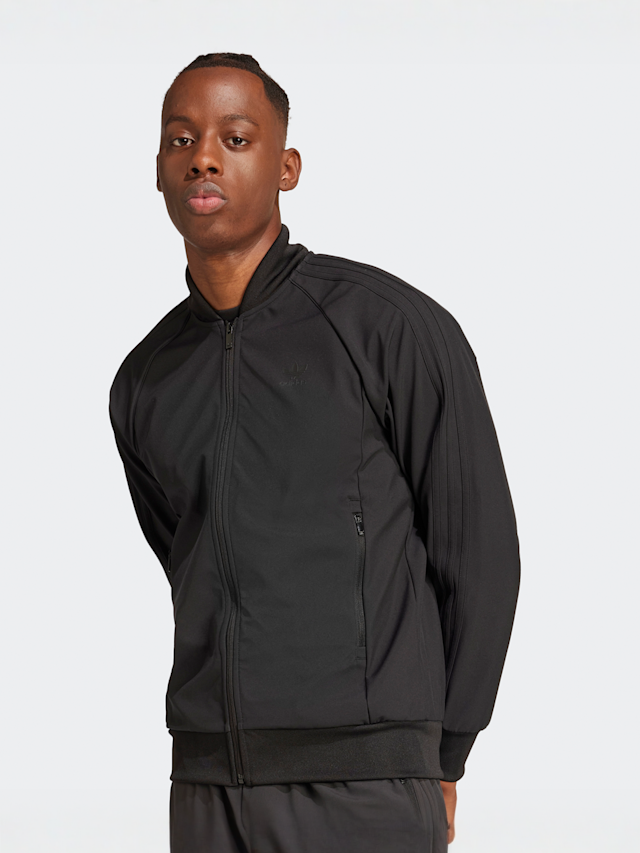 adidas Originals, Bonded Superstar Tracktop, zwart, Afbeelding 1 van 5