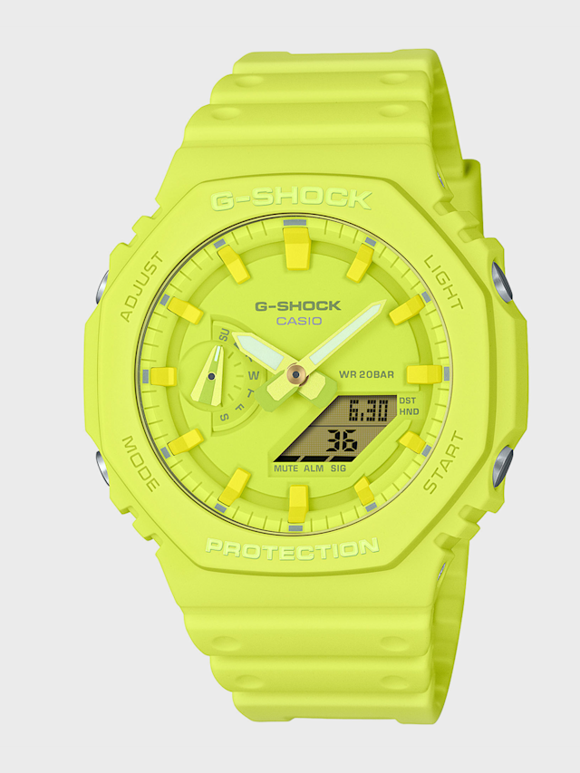 G-SHOCK, GA-2100-9A9ER, yellow, Image 1 of 5