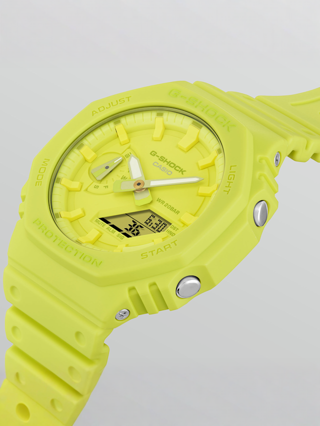 G-SHOCK, GA-2100-9A9ER, yellow, Image 4 of 5