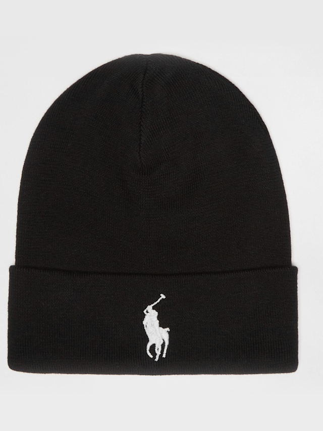 Polo Ralph Lauren, Cold Weather Hat, zwart, Afbeelding 1 van 3