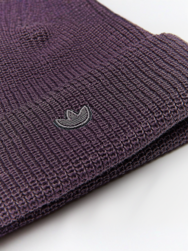 adidas Originals, Con Short Beanie, purple, Image 3 of 3