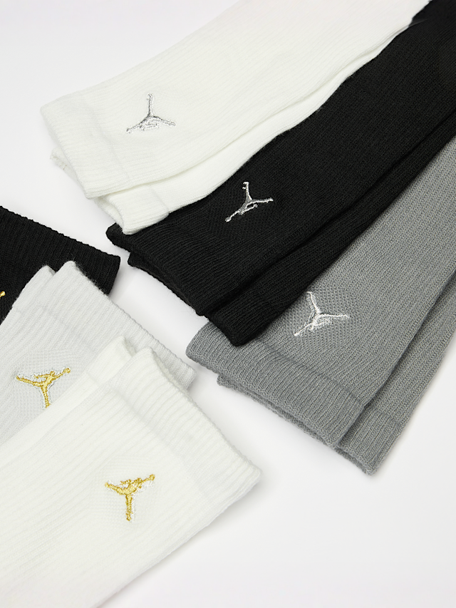 Jordan, 6 PACK - JHN EVERYDAY ESSENTIALS  CR black/sail, zwart, Afbeelding 2 van 2