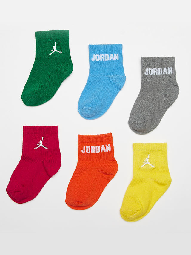 Jordan, 6 PACK - Everyday Essential Ankle Socks, multi-colour, Image 1 of 2
