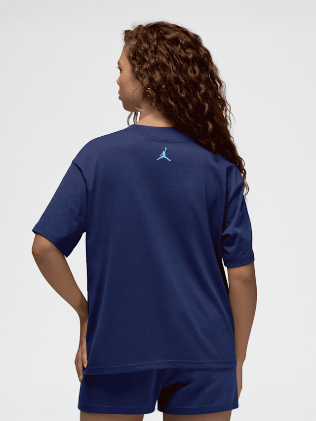 Jordan, Flocked Holiday T-Shirt, blauw, Afbeelding 2 van 5
