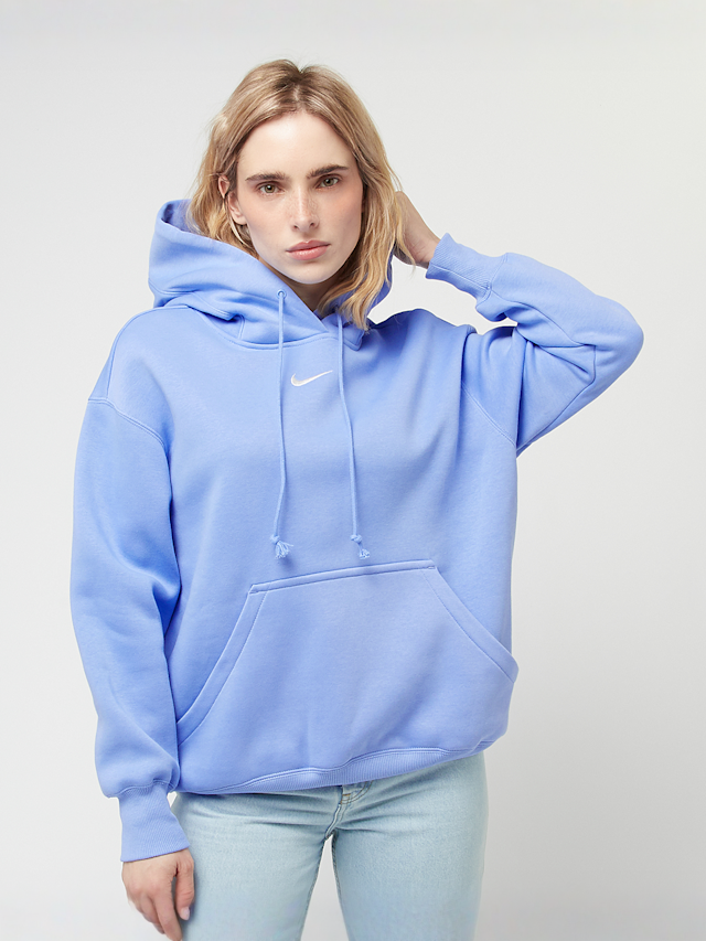 Nike, Sportswear Phoenix Fleece Oversized Hoodie, blue, Image 1 of 4