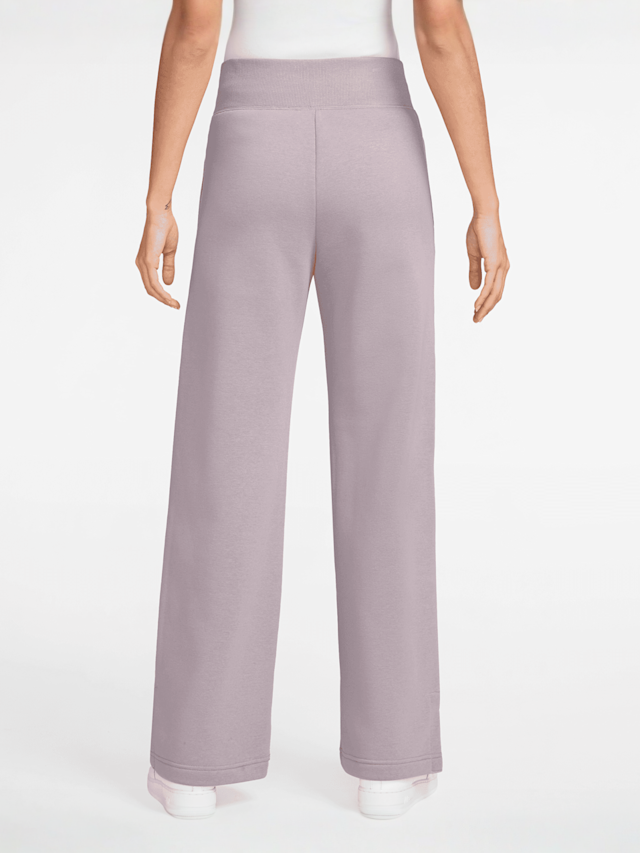 Nike, Sportswear Phoenix Fleece High-Rise Logo Wide Pants, purple, Image 2 of 3
