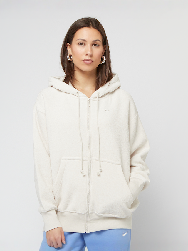 Nike, Sportswear Phoenix Plush Full-Zip Hoodie, beige, Image 1 of 4