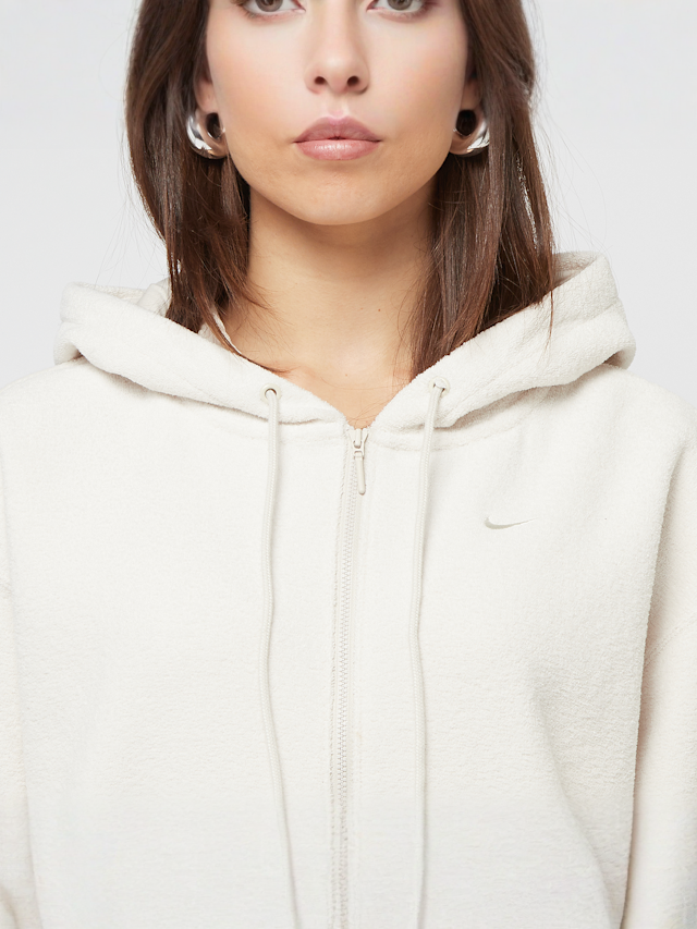 Nike, Sportswear Phoenix Plush Full-Zip Hoodie, beige, Image 3 of 4