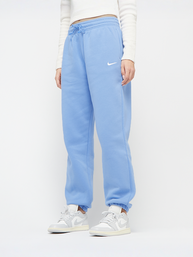 Nike, Sportswear Phoenix Fleece High Rrise Oversized Pants, blue, Image 1 of 4