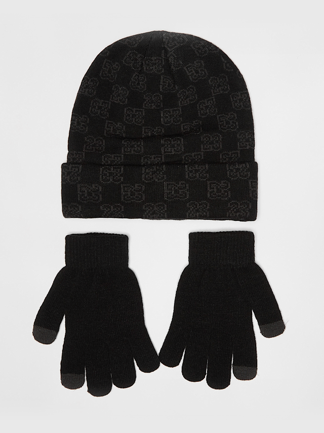 Nike, Jan Monogram Beanie Set (2 Piece), black, Image 2 of 3