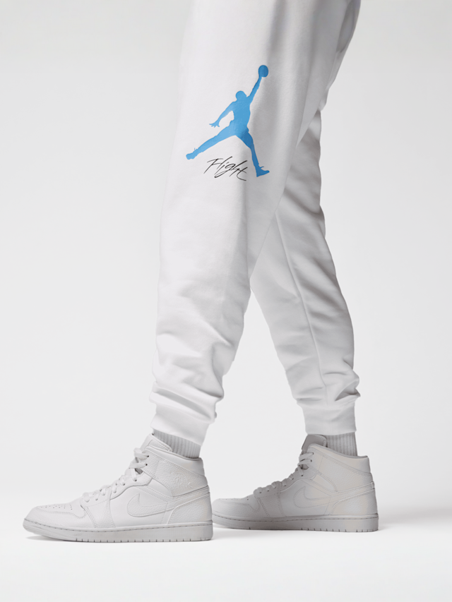 Jordan, Essential Fleece Baseline Pants, white, Image 5 of 6