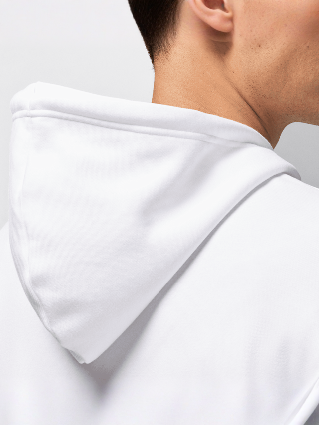 Jordan, Essential Fleece Baseline Hoodie, wit, Afbeelding 5 van 7