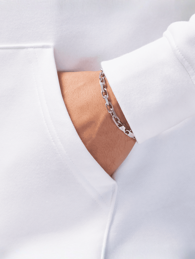 Jordan, Essential Fleece Baseline Hoodie, wit, Afbeelding 6 van 7