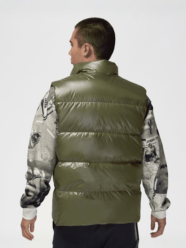 Jordan, Flight Down Vest, green, Image 2 of 8