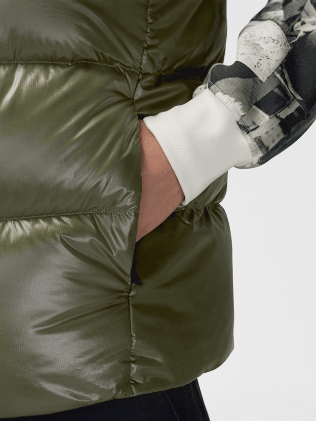 Jordan, Flight Down Vest, green, Image 6 of 8