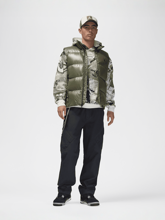 Jordan, Flight Down Vest, green, Image 8 of 8