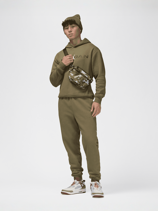 Jordan, Air Stretch Fleece Pants, green, Image 6 of 6