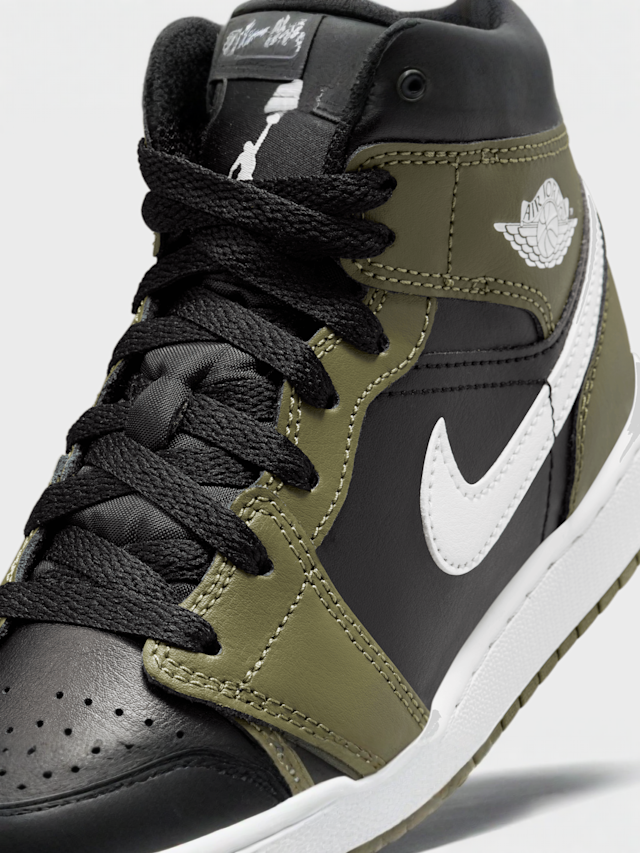 Jordan, Air Jordan 1 Mid (GS), green, Image 7 of 8