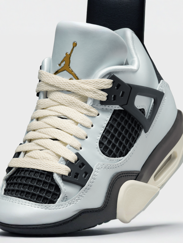 Jordan, Air Jordan 4 Retro (GS), grey, Image 7 of 8
