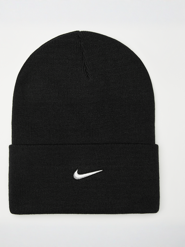 Nike, Peak Swoosh Beanie, black, Image 1 of 3