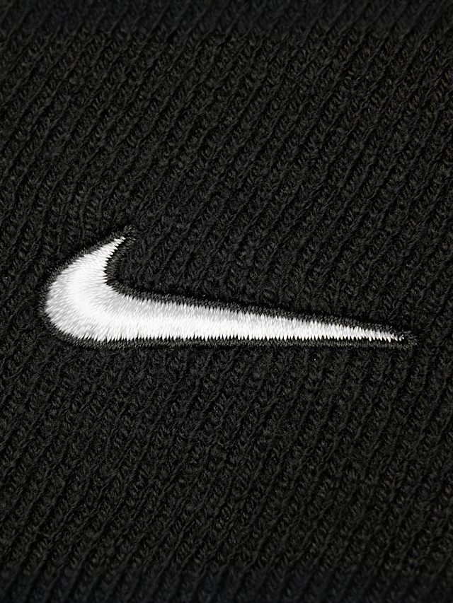 Nike, Peak Swoosh Beanie, black, Image 3 of 3