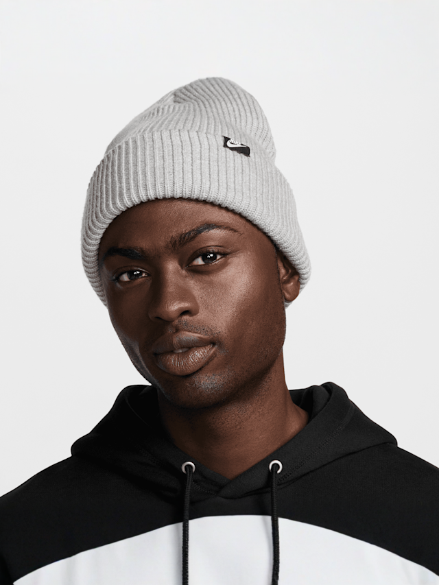 Nike, Peak Futura Beanie, grey, Image 4 of 4