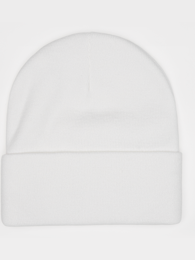 Jordan, U JORDAN PEAK BEANIE ESS white/black, white, Image 2 of 3