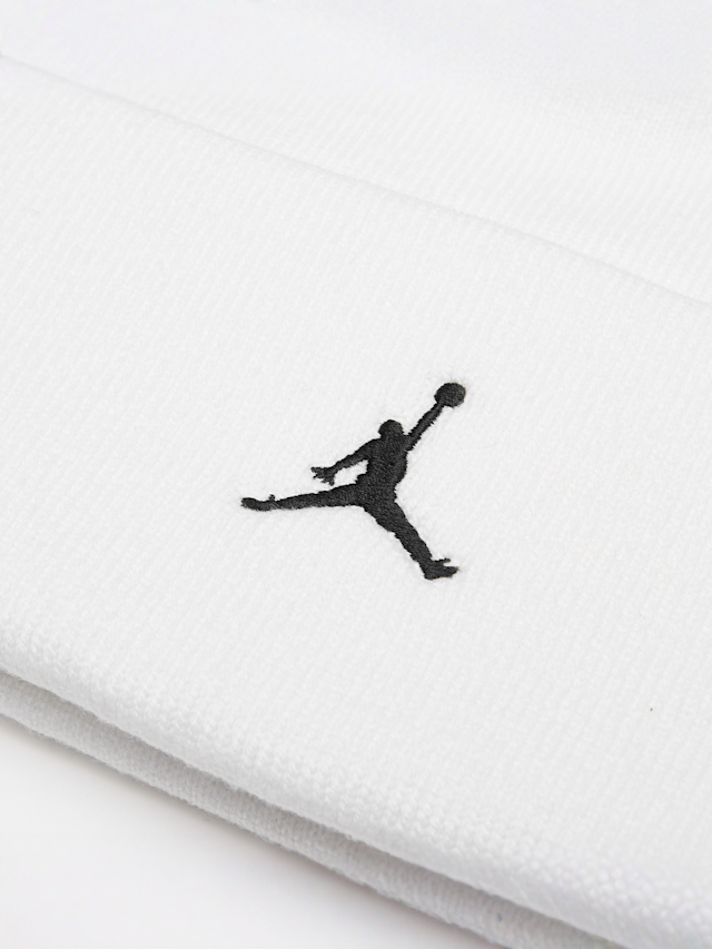 Jordan, U JORDAN PEAK BEANIE ESS white/black, white, Image 3 of 3