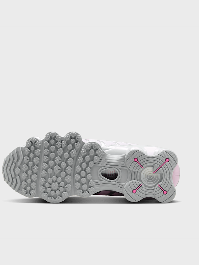 Nike, Shox TL metallic platinum/pinksicle/pink foam/white, wit, Afbeelding 3 van 8
