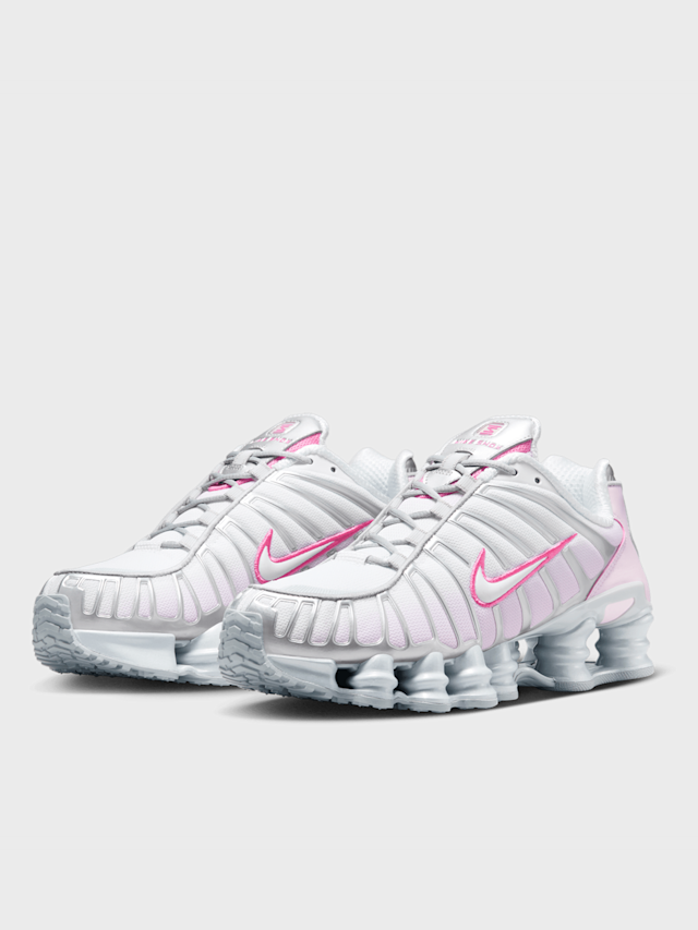 Nike, Shox TL metallic platinum/pinksicle/pink foam/white, wit, Afbeelding 4 van 8