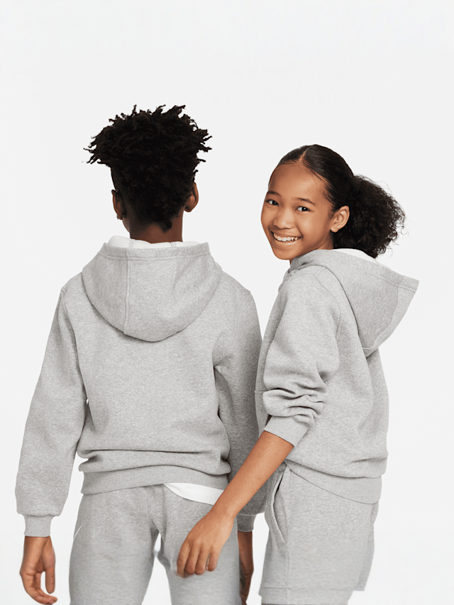 Nike, Sportswear Club Fleece Hoodie, grey, Image 2 of 5