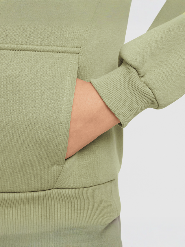 Nike, Sportswear Club Fleece Hoodie, green, Image 3 of 6