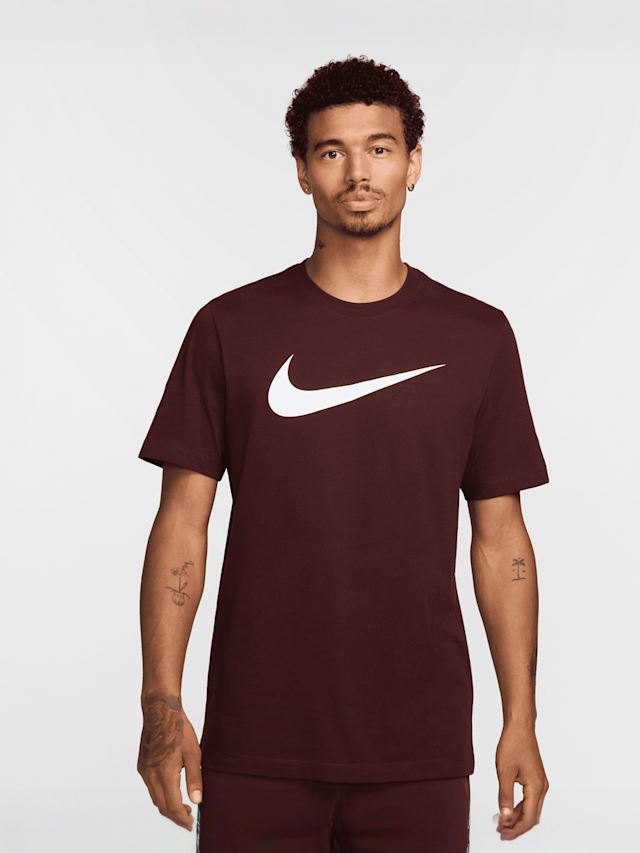 Nike, Sportswear Icon Swoosh T-Shirt, red, Image 1 of 4