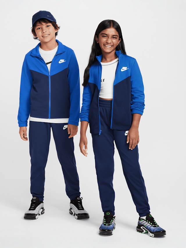 Nike, Sportswear Tracksuit Poly Fullzip High brand Read, blauw, Afbeelding 1 van 8