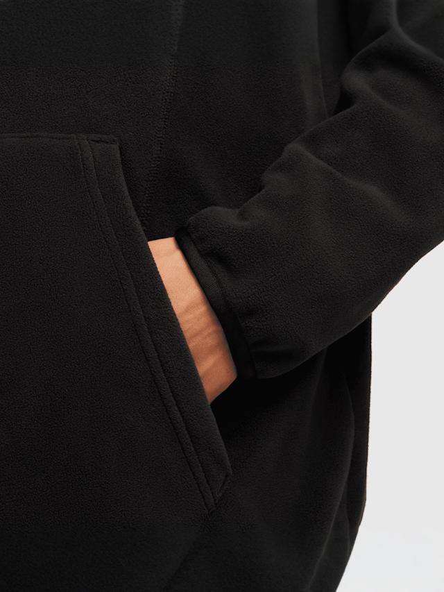 Nike, Sportswear Swoosh Air Half-Zip Polar Fleece, black, Image 5 of 7